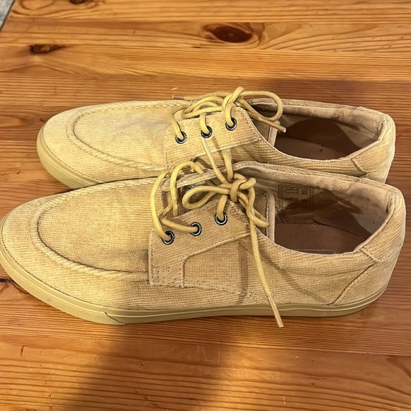 ASOS 4828 loafer tan lace up corduroy shoes - Picture 8 of 12